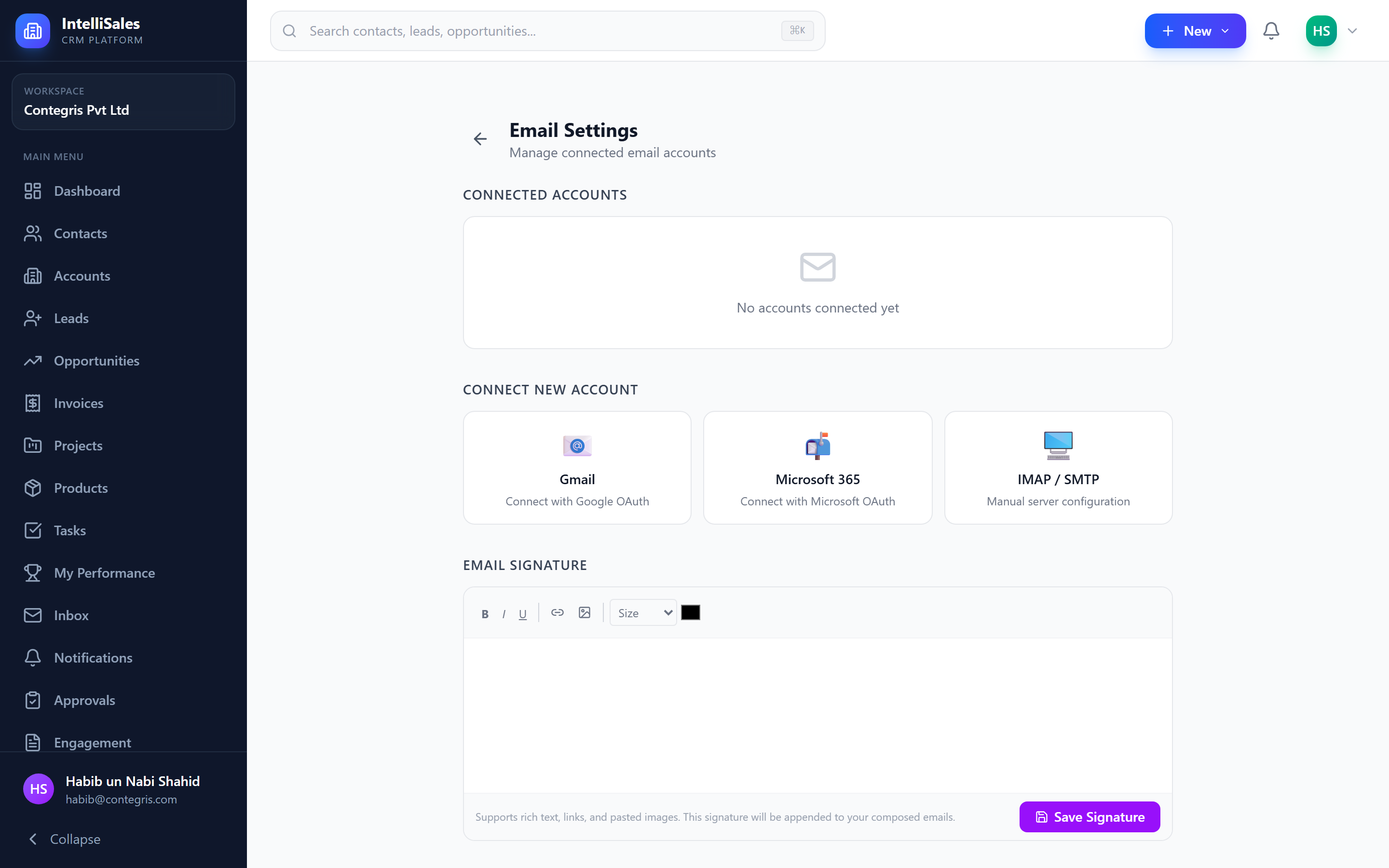 Screenshot: Calendar sync troubleshooting showing connection status and sync history